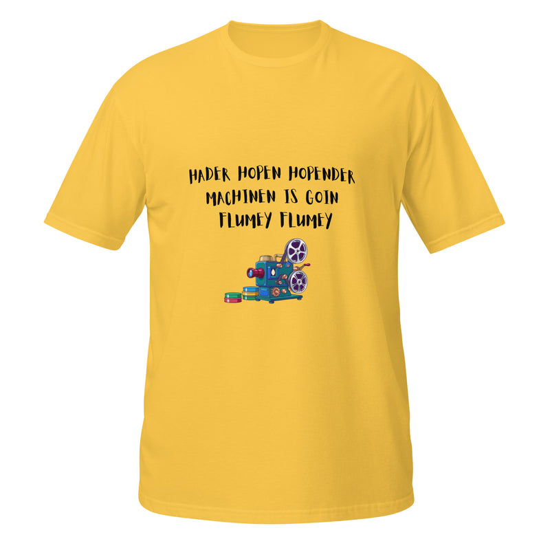 Projectionist Booth retro Muppet Vision tribute t-shirt in Daisy, front view