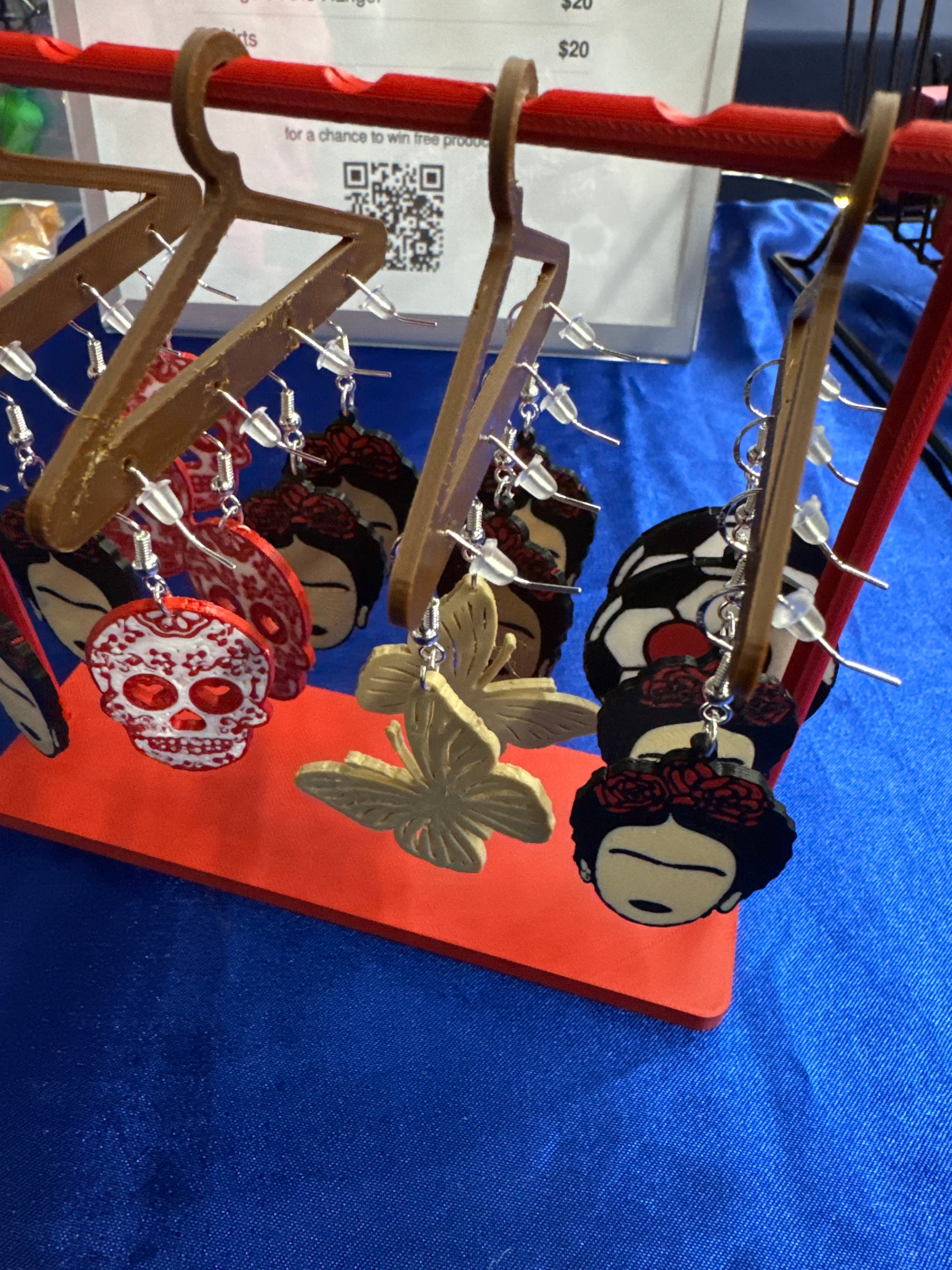 Earrings on Hangar