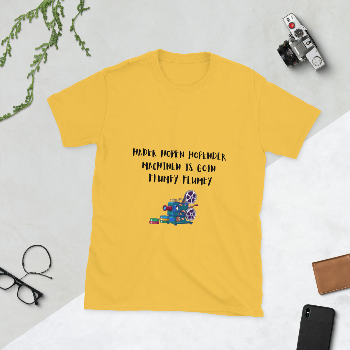 Projectionist Booth retro Muppet Vision tribute t-shirt in Daisy, alternate front view