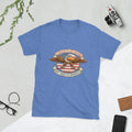 A Salute to All Nations vintage eagle fan t-shirt in Heather Royal, front view