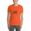 Disney NOT Just for Kids t-shirt in Orange, front view reading “Disney NOT Just for Kids!”