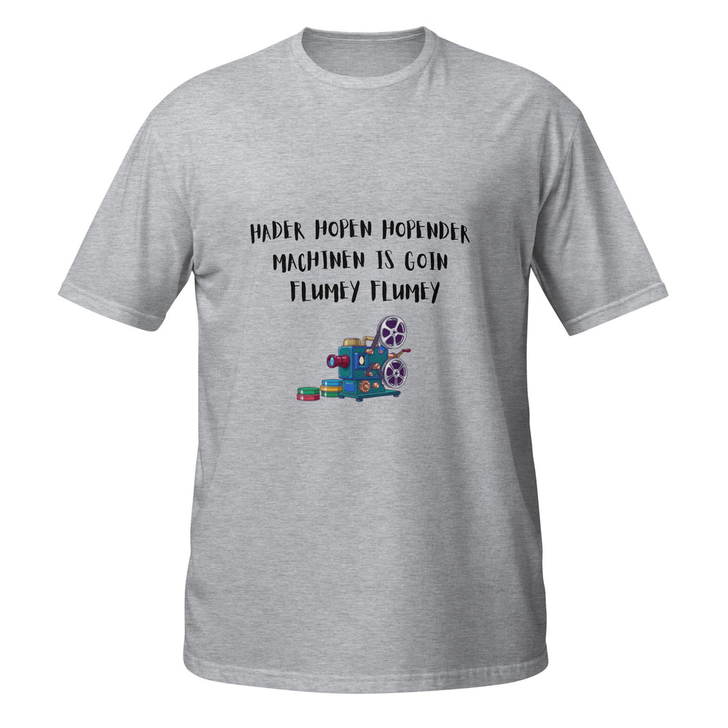 Projectionist Booth retro Muppet Vision tribute t-shirt in Sport Grey, front view